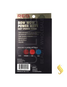 Red Kiss Power Wave Silky Spandex Durag Blue Capa De Cabello 2